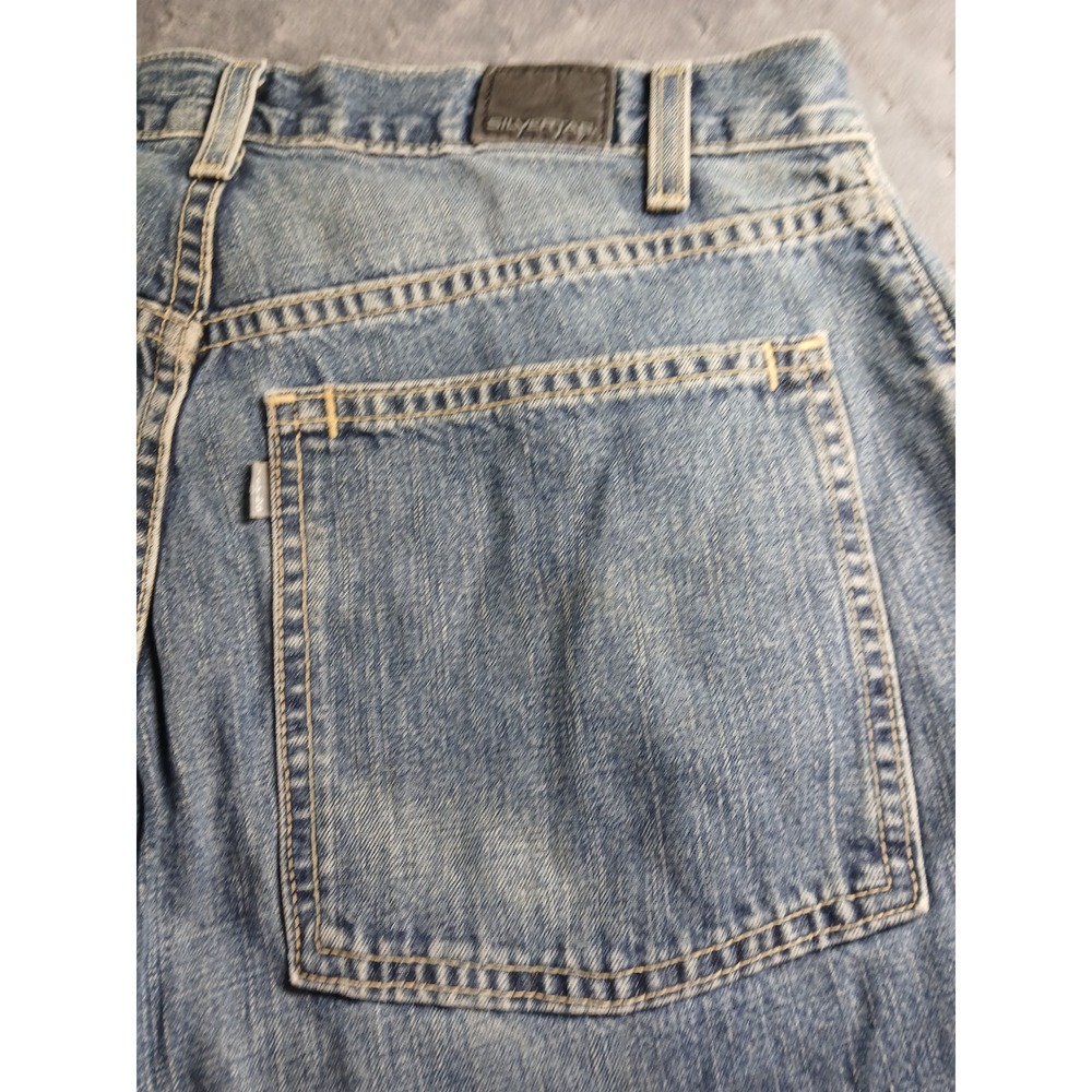 🔥 VINTAGE 2001 Levi's SilverTab BAGGY FIT Jeans 32x29 Skater Wide Leg Y2K! - Picture 7 of 10